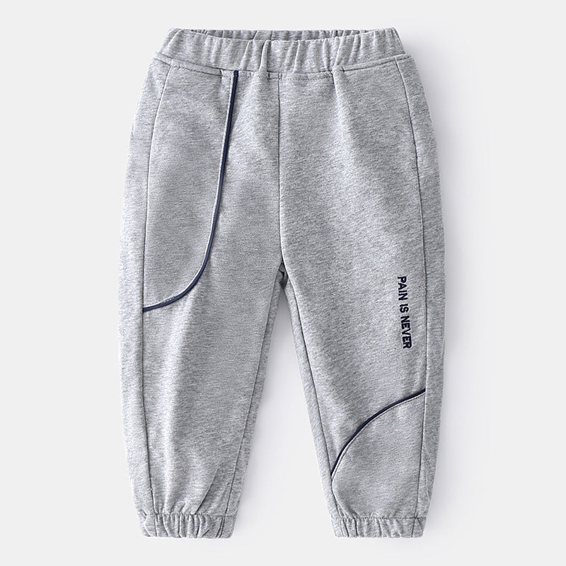 [366165-GRAY] - Bawahan Anak / Celana Jogger Import Anak - Motif Pain Is Never