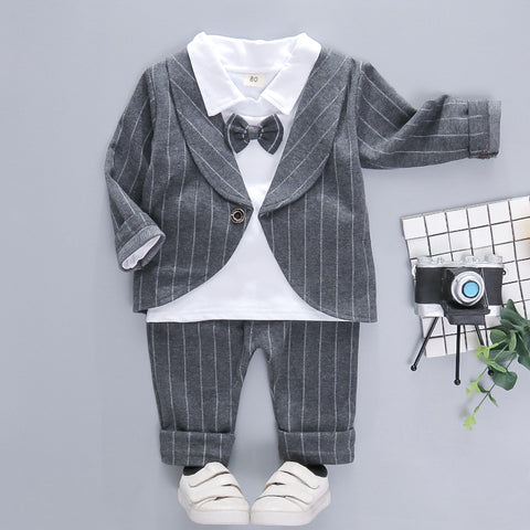[368241] - Setelan Formal 3 In 1 Keren Anak - Motif Bow Tie Line