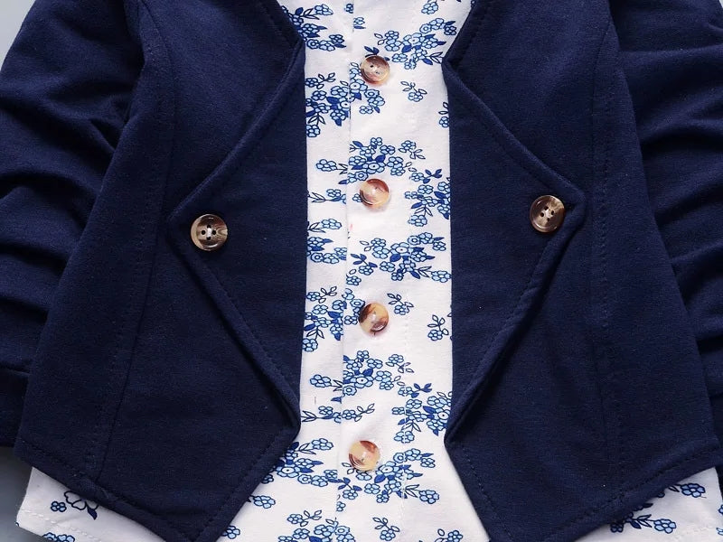 [368256] - Setelan Fashion Keren Anak - Motif Flower Shirts