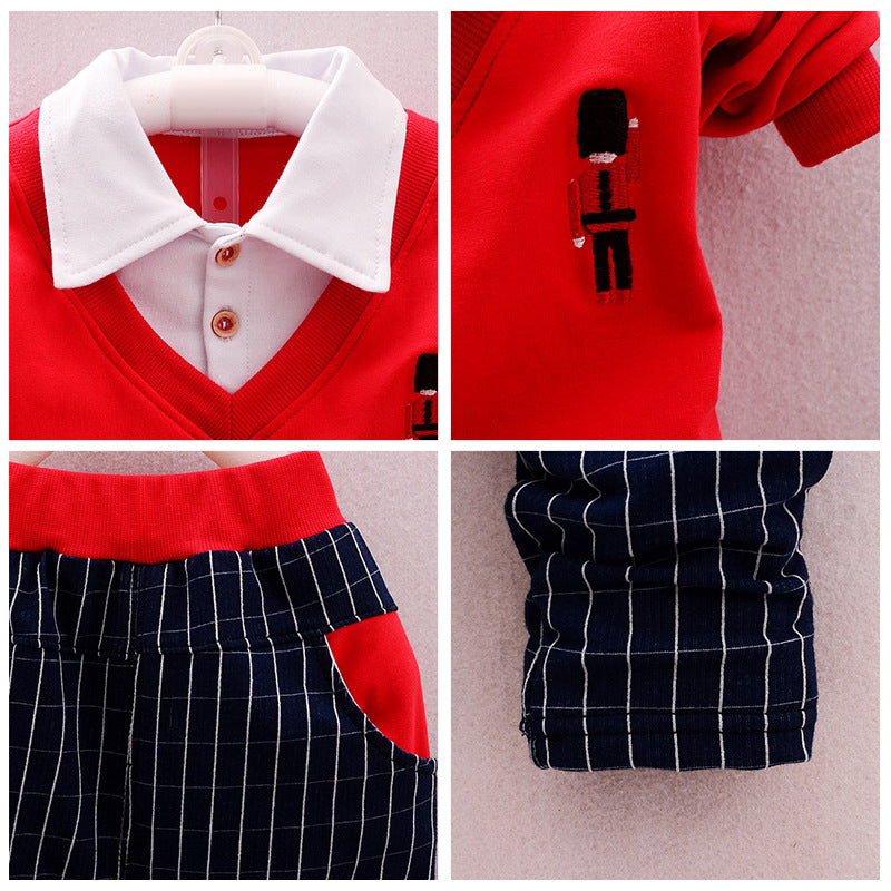 [368340] - Setelan Anak Formal Fashionable - Motif Guard Soldier