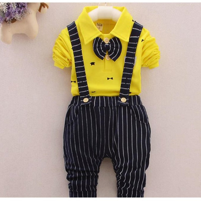 [368349] - Setelan Overall Fashion Anak - Motif Bowties