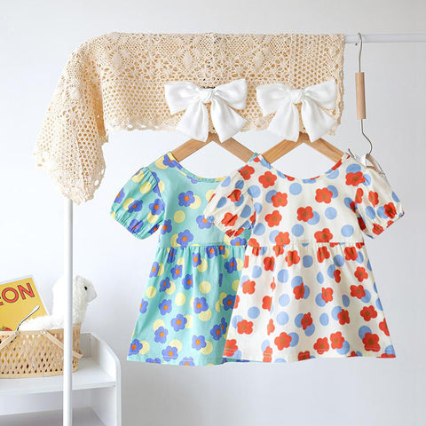 [368355] - Dress Fashion Anak Perempuan - Motif Hibiscus Flower