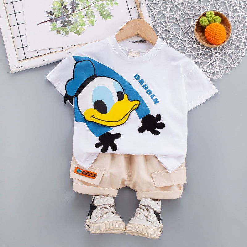 [368370] - Setelan Kaos Hypes Fashion Anak Import  - Motif Donald Duck