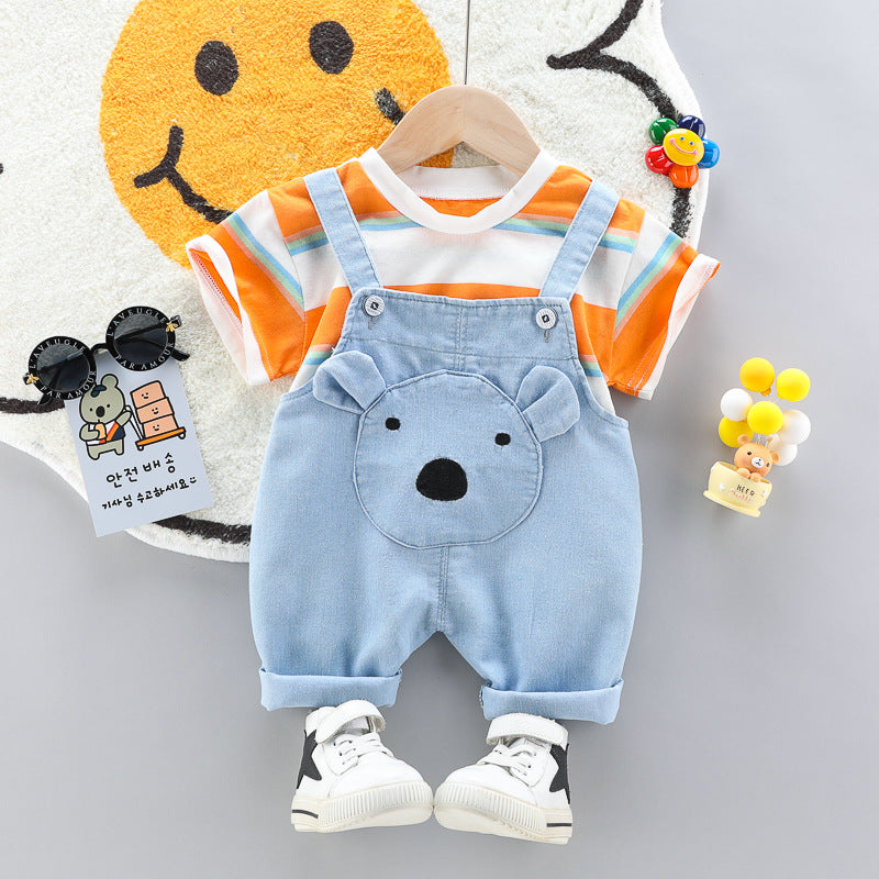 [368384] - Setelan Overall Fashion Anak - Motif Koala Face