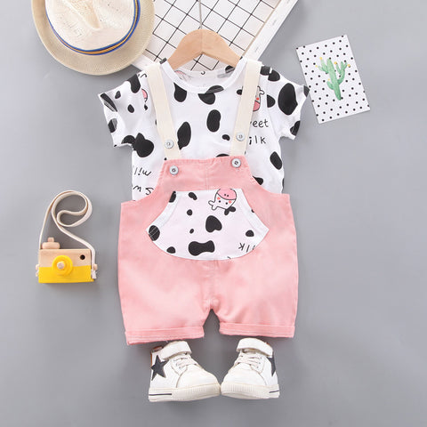 [368407] - Setelan Overall Fashion Anak - Motif Beef Striped