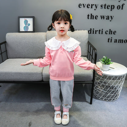 [368526] - Setelan Sweater Anak Fashionable - Motif Rainbow Cloud