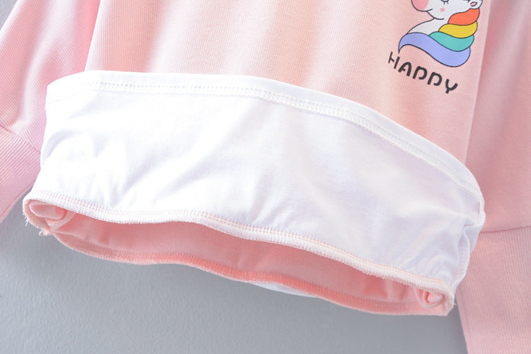 [368557] - Setelan Sweater Anak Fashionable - Motif Happy Unicorn