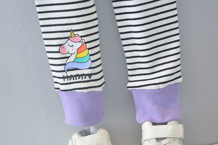 [368557] - Setelan Sweater Anak Fashionable - Motif Happy Unicorn