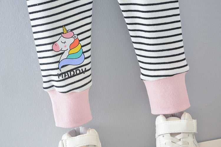 [368557] - Setelan Sweater Anak Fashionable - Motif Happy Unicorn