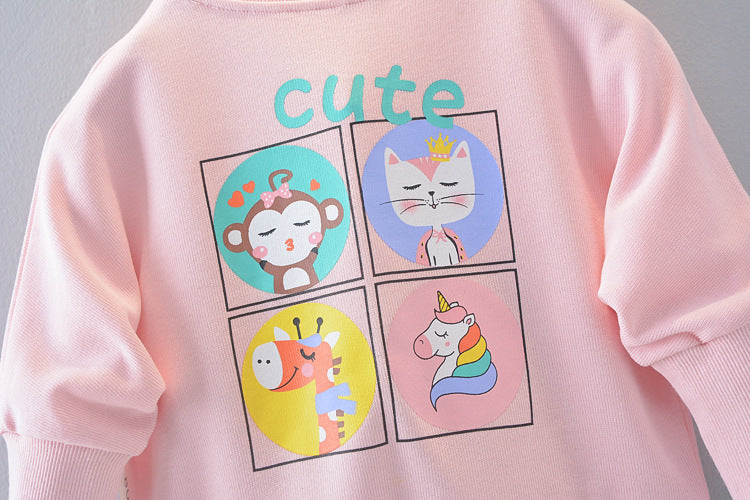 [368557] - Setelan Sweater Anak Fashionable - Motif Happy Unicorn