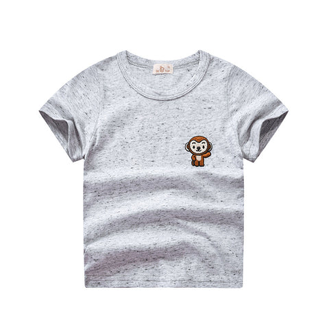 [370168] - Kaos Anak Trendi / Baju Atasan Anak Import - Motif Little Monkey