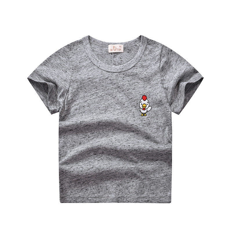 [370173] - Kaos Anak Trendi / Baju Atasan Anak Import - Motif Little Chicken