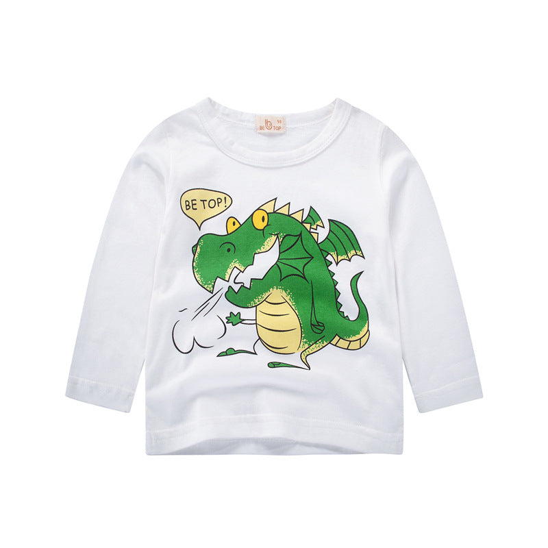 [370187] - Kaos Anak Trendi / Baju Atasan Anak Import - Motif Fat Dragon