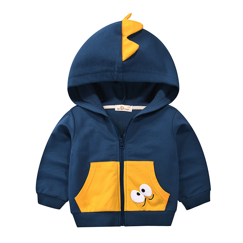 [370198-BLUE] - Atasan 3D Jaket Hoodie Anak Import - Motif Eye Bags