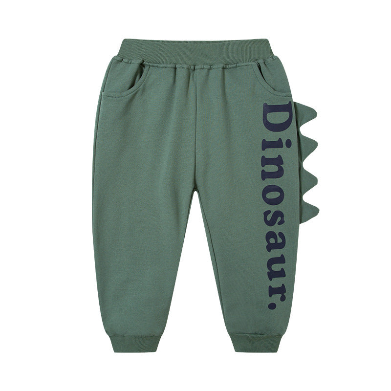 [370206] - Bawahan Jogger / Celana Santai Anak - Motif Dinosaur 3D