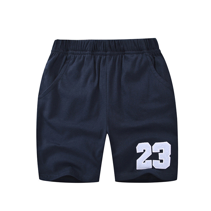 [370210-NAVY] - Celana Santai Anak - Motif 23 Plain