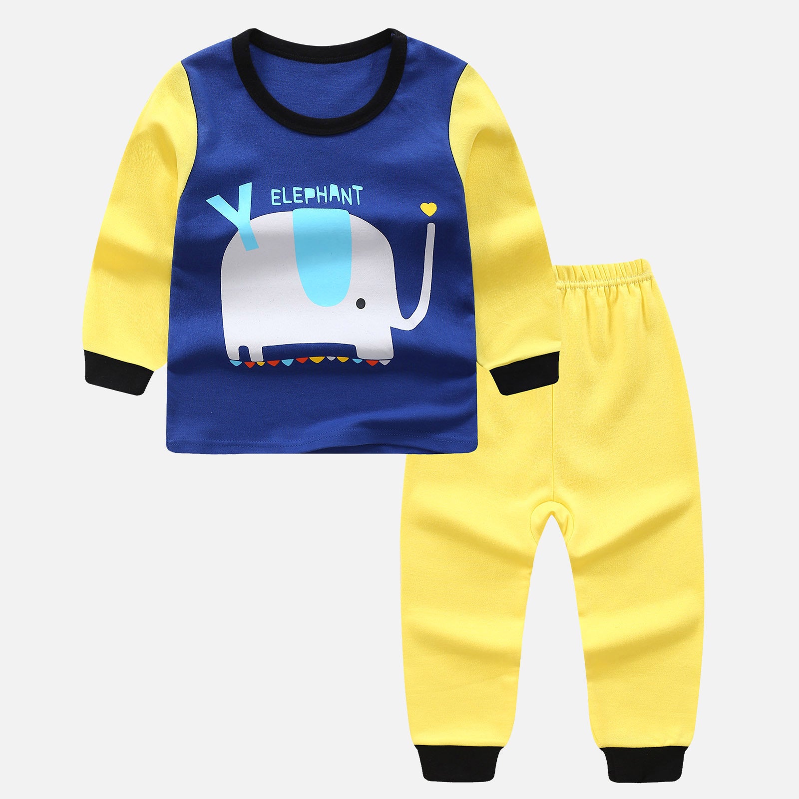[371101] - Piyama Anak / Baju Tidur Anak - Motif Blue Elephant