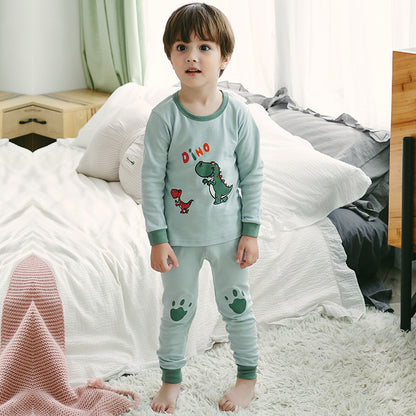 [371151] - Setelan Tidur Anak / Baju Tidur Anak - Motif Two Dino