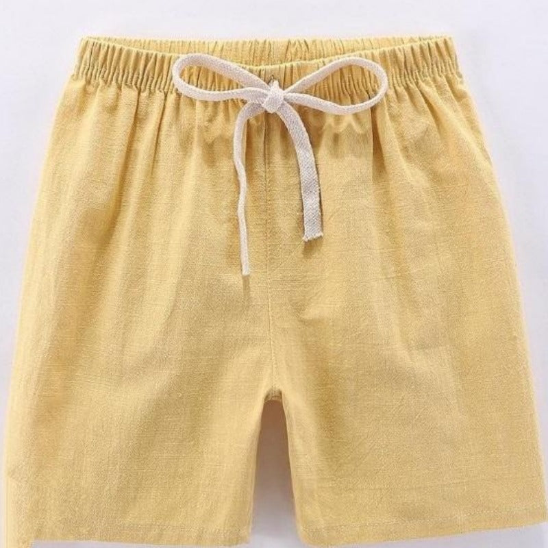 [371174-YELLOW] - Celana Santai Anak / Celana Training Anak - Motif Plain Color