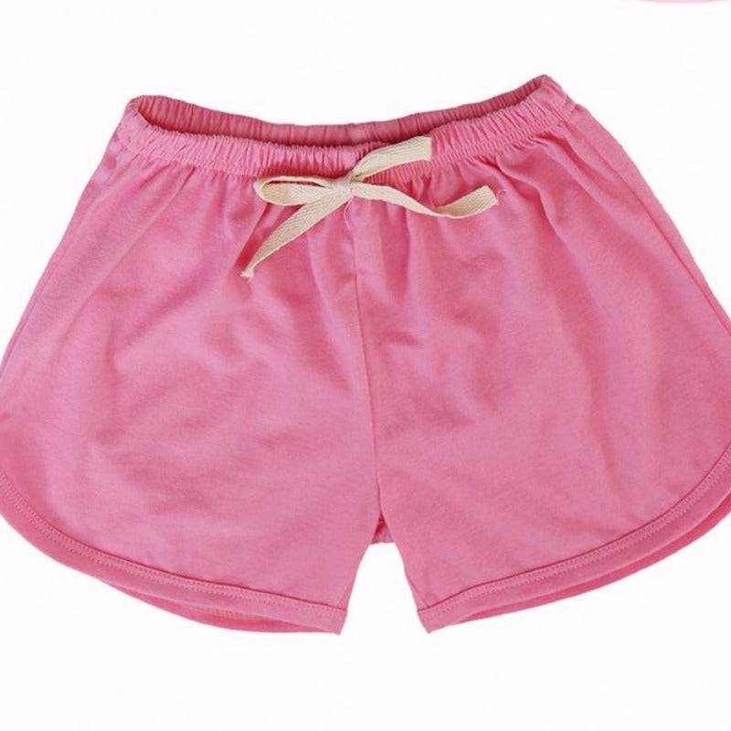 [371175-PINK] - Celana Santai Anak / Celana Training Anak - Motif Solid Color