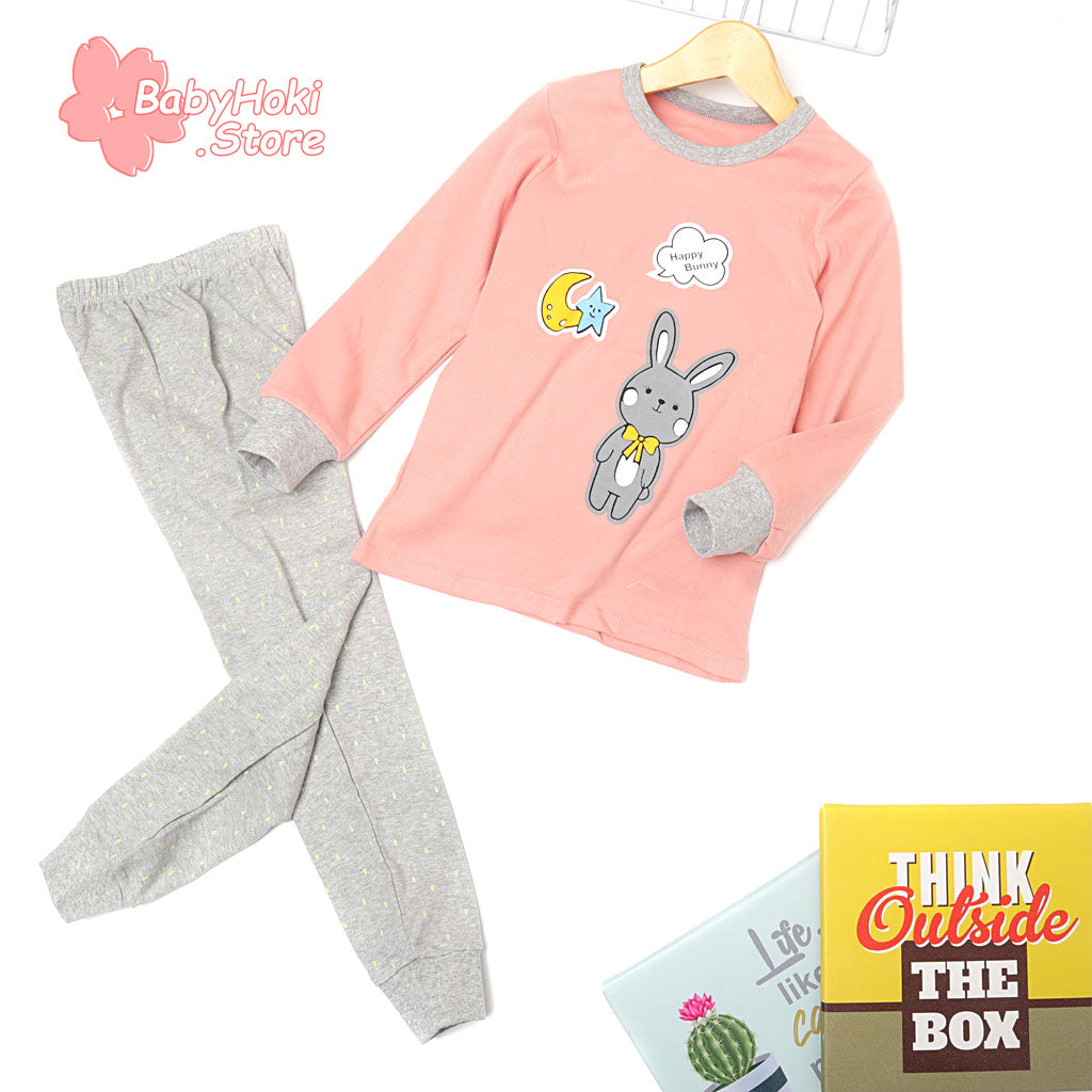[371257] - Piyama Anak / Baju Tidur Anak Import - Motif Happy Bunny