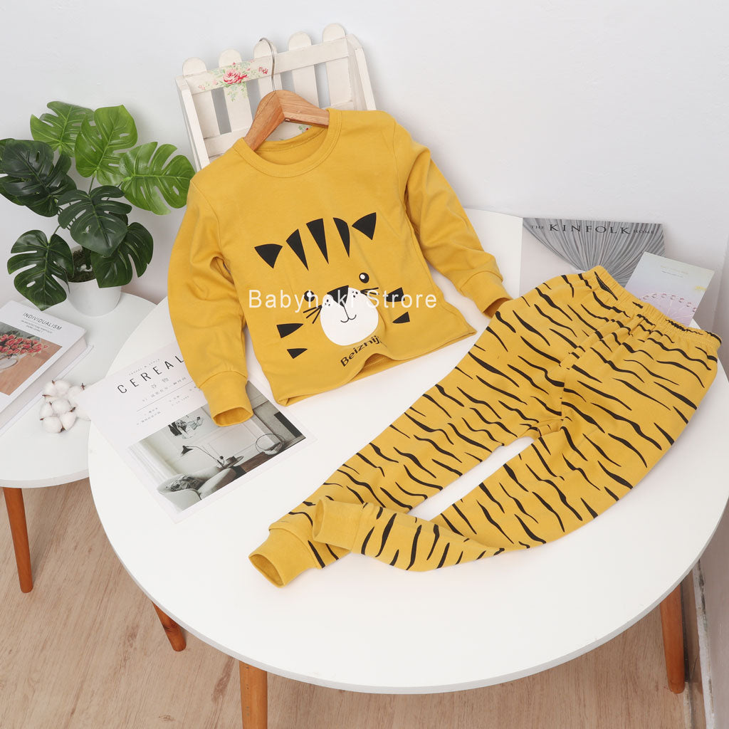 [371269] - Piyama Anak / Baju Tidur Anak - Motif Tiger Boy