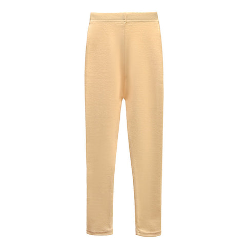 [371293-CREAM] - Celana Santai Anak / Celana Legging Anak - Motif Solid Color