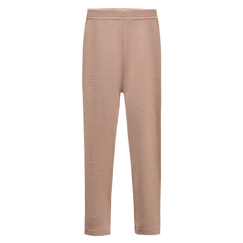 [371293-CAPPUCINO] - Celana Santai Anak / Celana Legging Anak - Motif Solid Color