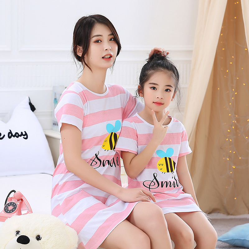 [371321] - Dress / Daster Couple Ibu Anak - Motif Bee Smile