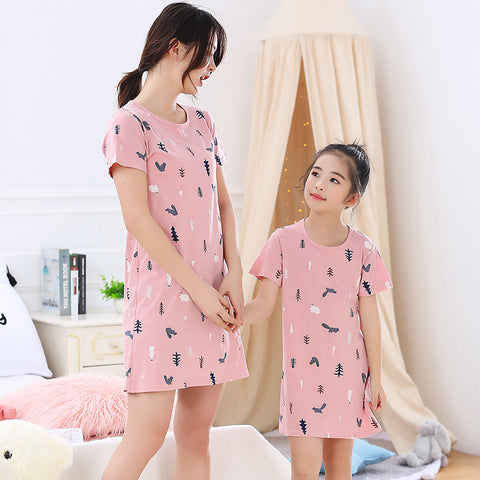 [371322] - Dress / Daster Couple Ibu Anak - Motif Pine Forest