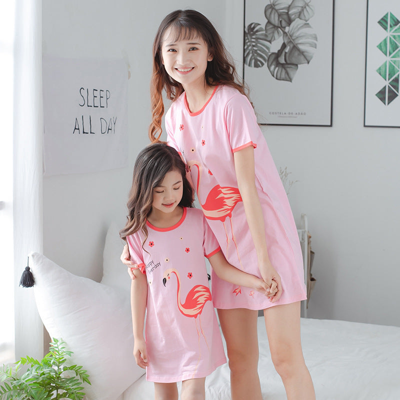 [371328] - Dress / Daster Couple Ibu Anak - Motif Stork Bird
