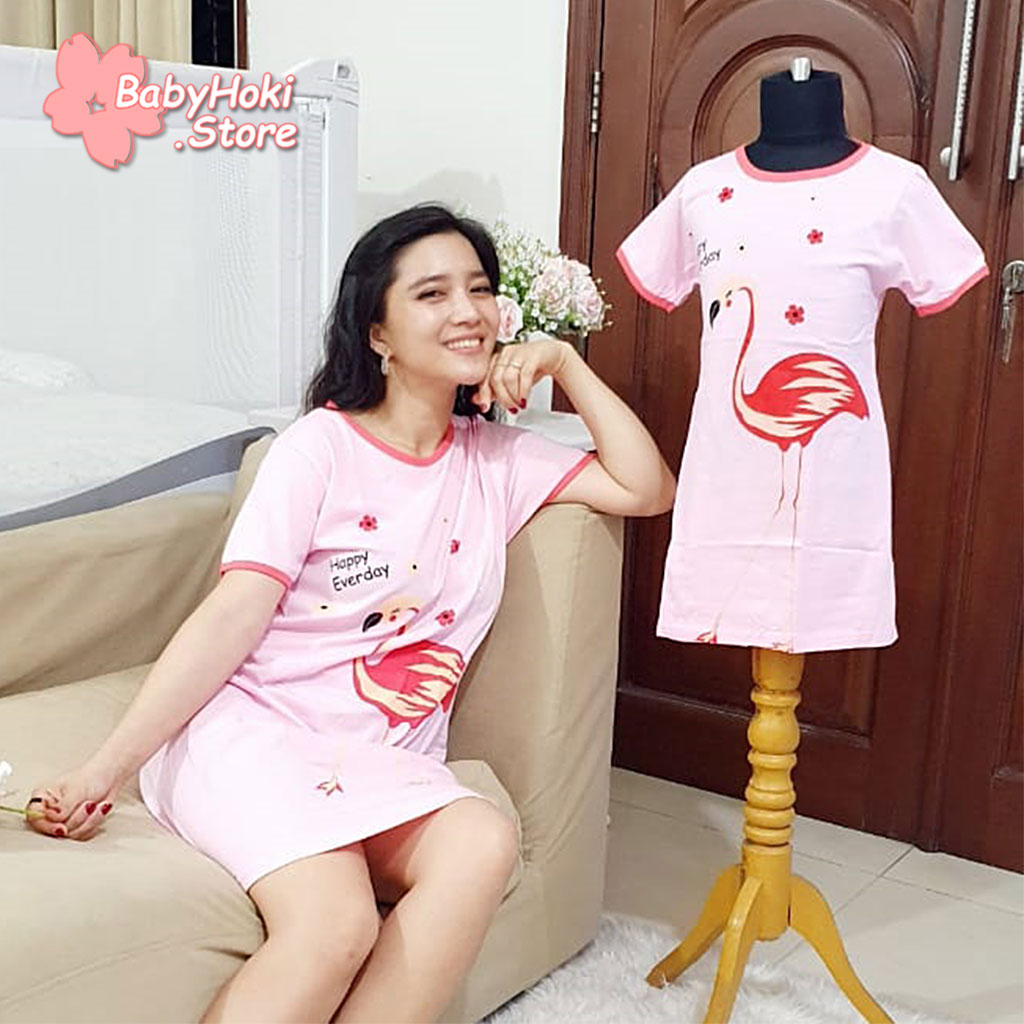 [371328] - Dress / Daster Couple Ibu Anak - Motif Stork Bird