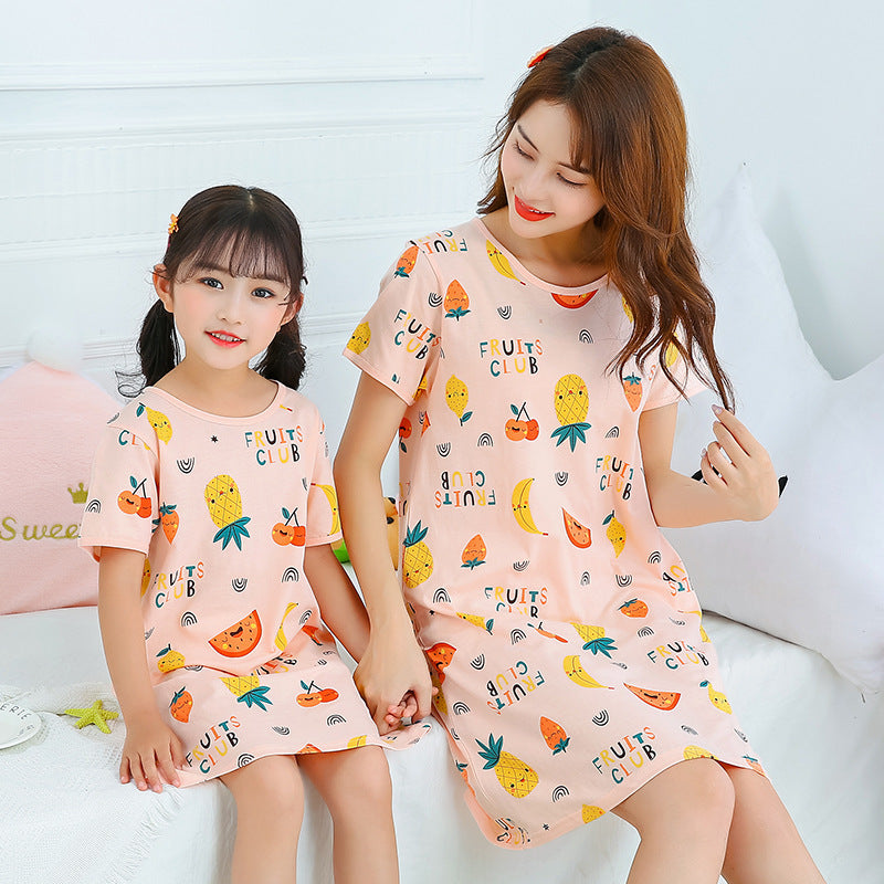 [371349] - Dress / Daster Couple Ibu Anak - Motif Fruits Club