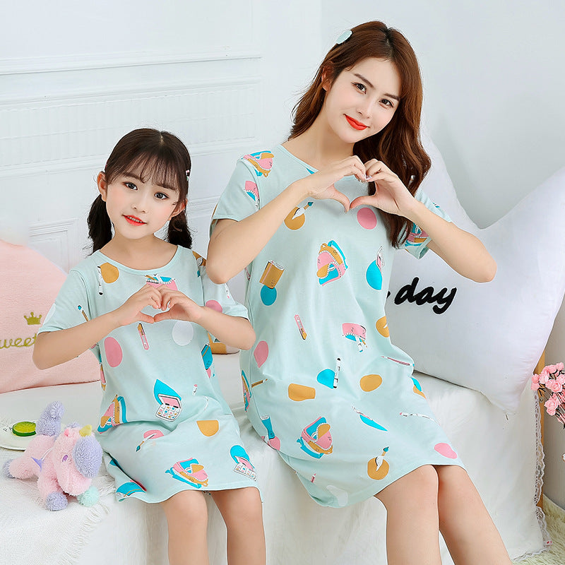 [371350] - Dress / Daster Couple Ibu Anak - Motif Travel Bag