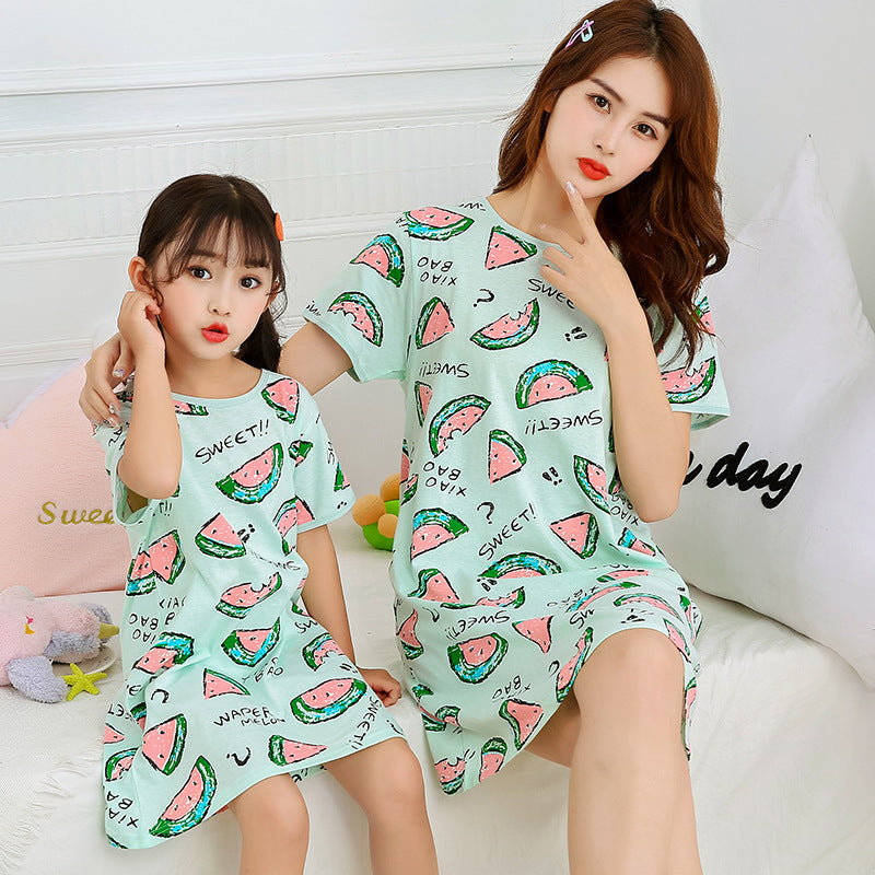 [371353] - Dress / Daster Couple Ibu Anak - Motif Sweet Watermelon