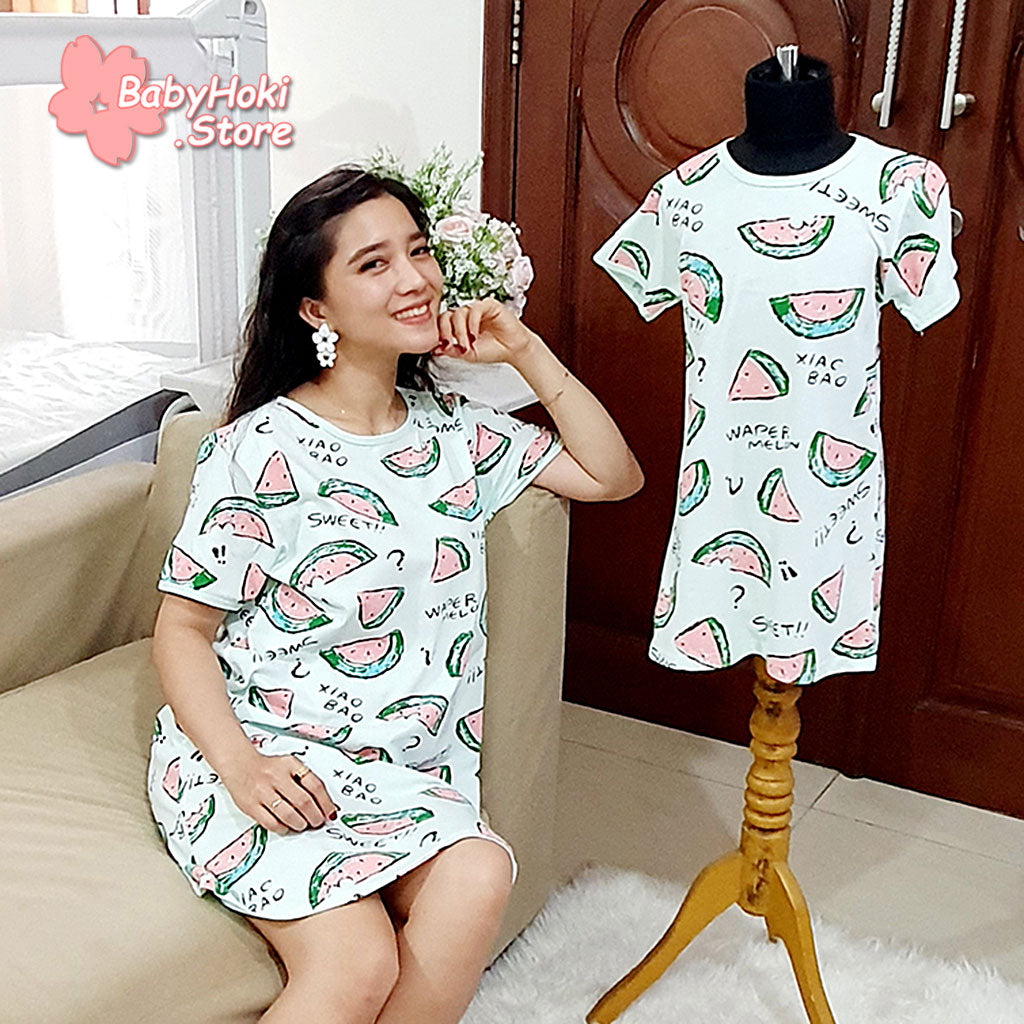 [371353] - Dress / Daster Couple Ibu Anak - Motif Sweet Watermelon