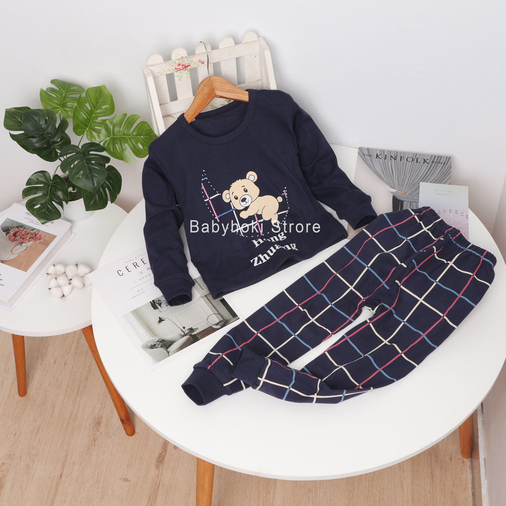 [371382] - Piyama Anak / Baju Tidur Anak - Motif Moon Bear