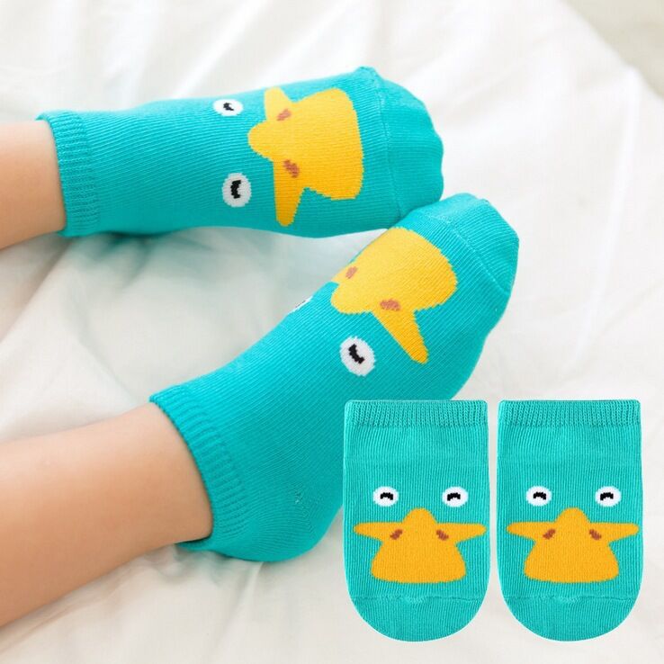 [374133] - Kaos Kaki Anak Import / Kaos Kaki Bayi Lucu - Motif Duck Face