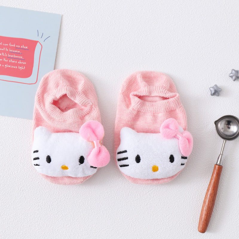 [374191] - Kaos Kaki Anak Import / Kaos Kaki Bayi Lucu - Motif Hello Kitty
