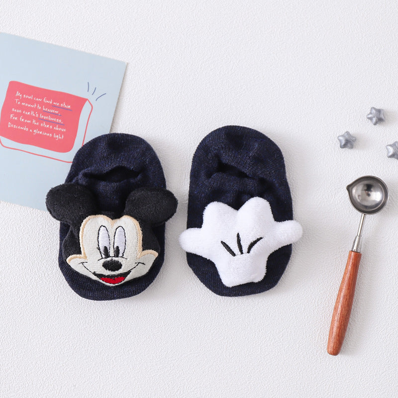[374204] - Kaos Kaki Anak Import / Kaos Kaki Bayi Lucu - Motif Mickey Mouse