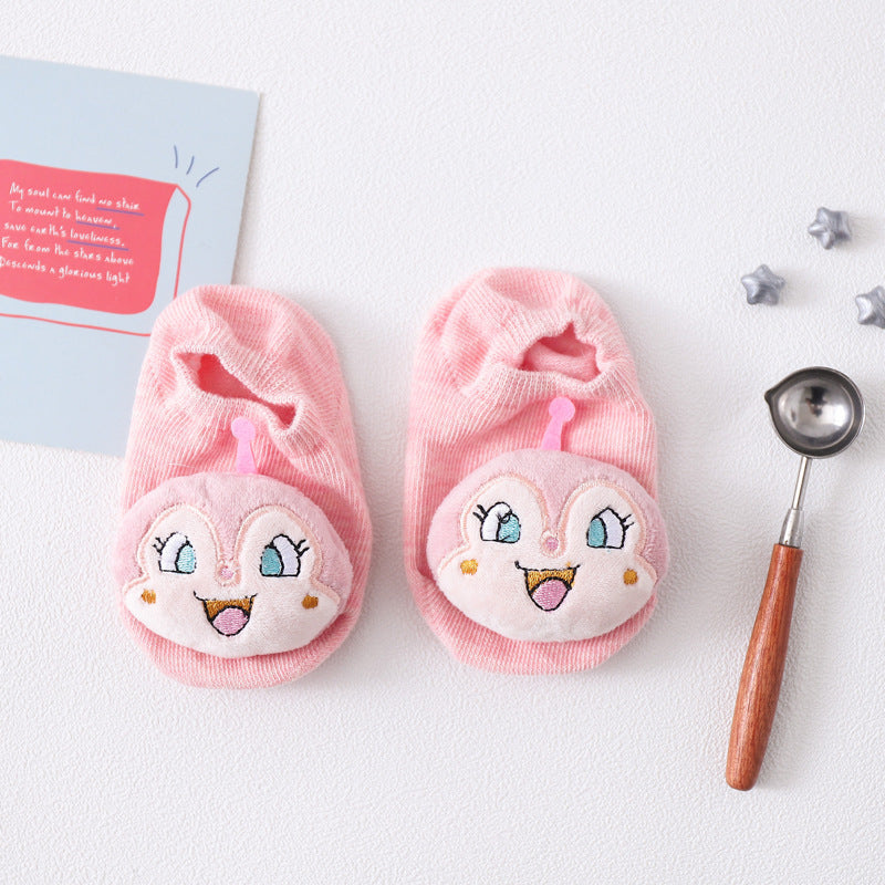 [374213] - Kaos Kaki Anak Import / Kaos Kaki Bayi Lucu - Motif Cartoon Face