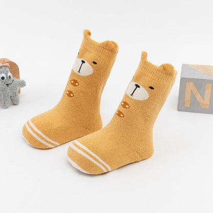 [375120-BEAR] - Kaos Kaki Bayi Lucu / Kaos Kaki Anak Import - Motif Bear