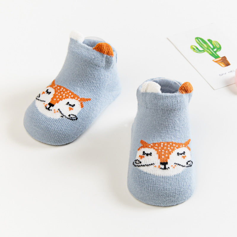 [375122-WOLF] - Kaos Kaki Bayi Lucu / Kaos Kaki Anak Import - Motif Wolf