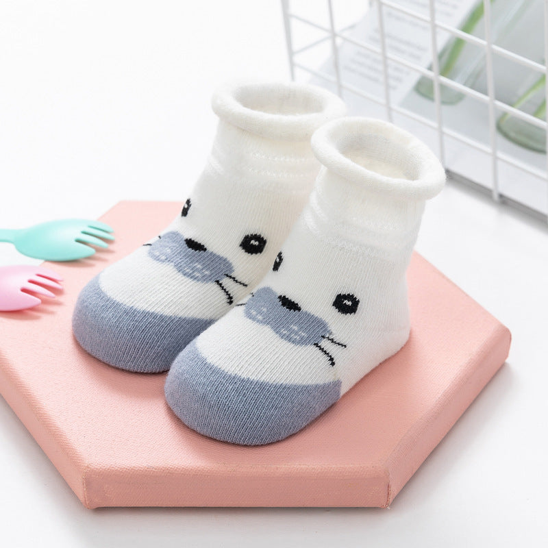 [375130-SEA LIONS] - Kaos Kaki Bayi Lucu / Kaos Kaki Anak Import - Motif Sea Lion