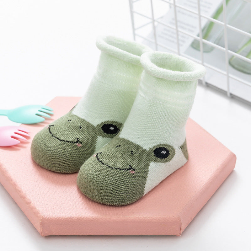 [375130-SNAIL] - Kaos Kaki Bayi Lucu / Kaos Kaki Anak Import - Motif Snail