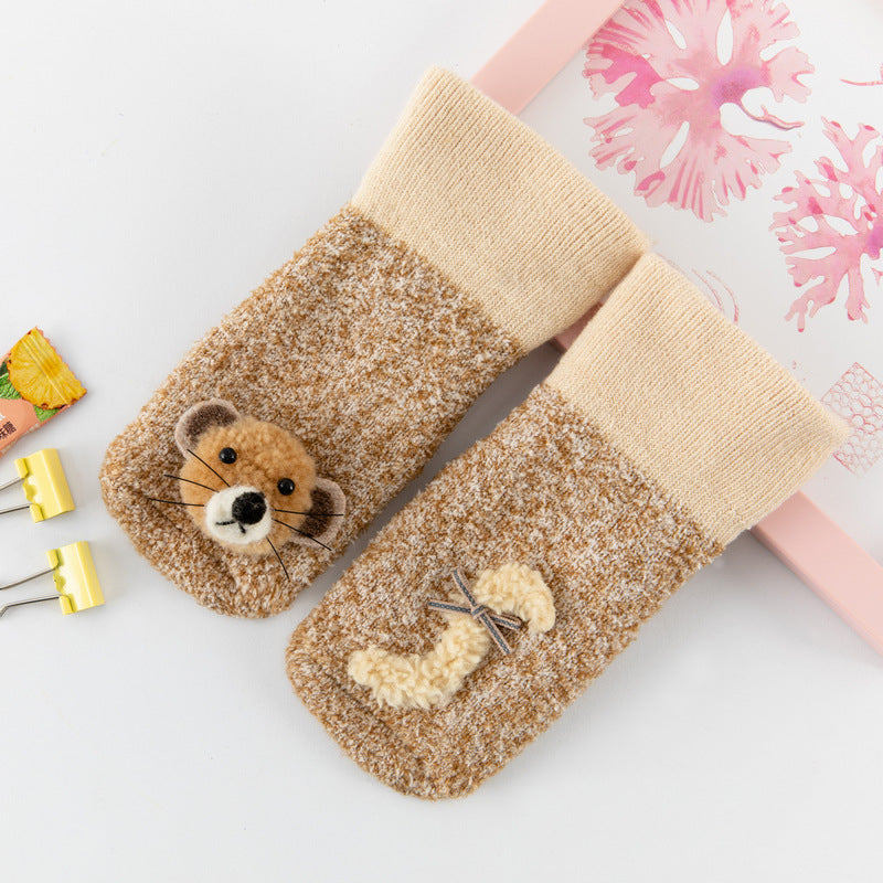[375147-BEAR] - Kaos Kaki Bayi Lucu / Kaos Kaki Anak Import - Motif Bear
