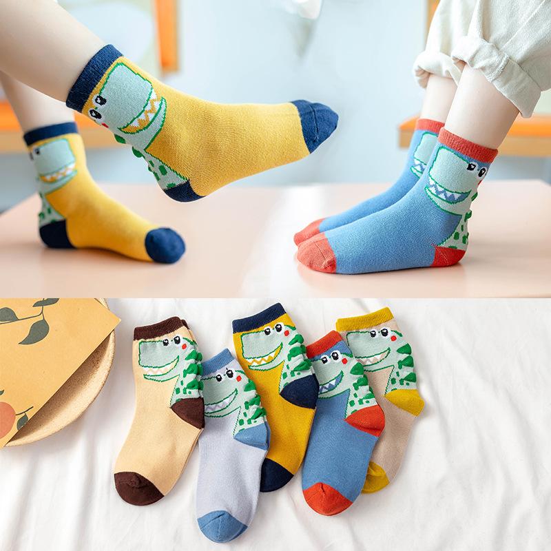 [376137] - Kaos Kaki Bayi Lucu / Kaos Kaki Anak Import - Motif Dinosaur