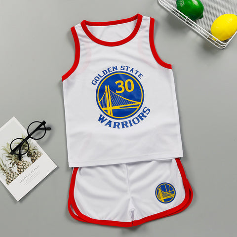 [379103-WHITE] - Setelan Singlet Hypebeast Anak / Setelan - Motif Golden State