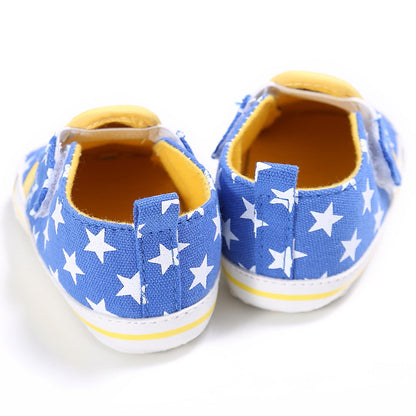 jual [105197] - [IMPORT] Sepatu Bayi Prewalker Kets Sneakers USA Star 0 - 18 Bulan [B9120] 