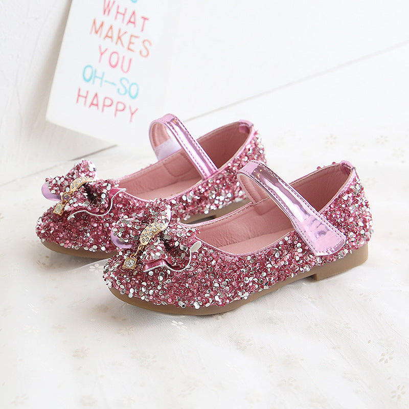 [381198] - Sepatu Slip On Fashion Anak Import - Motif Starry Ribbon
